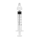 Chicco Easy Breath Nasenspritze, Einweggerät zur Tiefenreinigung der Nasenhöhlen von Babys, enthält 2 x 5 ml Spritzen und 2 Silikon-Nasenoliven, 0m+