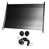 HAF® 1x Solarkollektor 450 x 120 cm ohne 3-Wege Solarweiche | Heizmatte für 30m³ Schwimmbecken bis zu 6°C Wassererwärmung | Solarheizung Pool Heizung beliebig erweiterbar | Qualität: Made in Europe