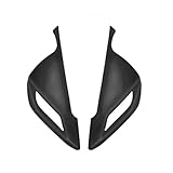 BEUAOCK Kompatibel mit Yamaha R3 2019–2020 2021 2022 R25, ABS-Kunststoff, Windschutzscheibenabdeckung, Frontnasenscheinwerferverkleidung, Aerodynamik (mattschwarz)