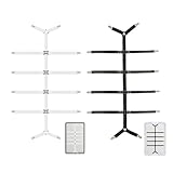 jwtyu 2 Stück Bettlakenspanner Verstellbar Elastische Bettlaken Spanngurt mit Metallclip Lakenspanner für Bettwäsche Tischtücher Matratzen und Sofabezüge