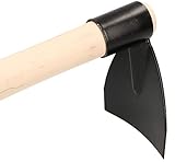 KOTARBAU® Gartenhacke XL 137 x 135 mm mit Stiel 100 cm Hacke Unkrauthacke Pflanzhacke Gartenwerkzeug zum Umpflanzen Jäten Gartenpflege Gartenzubehör Gartengeräte Garten Handwerkzeuge