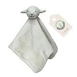 Cute Since 1999 Baby Schnuffeltuch & Kuscheltier ab 0 Monate - Lamm Schmusetuch für Junge & Mädchen - Sachen & Geschenk für Neugeborene - Bio Tier Kuscheltuch & Schnüffeltücher - 35 x 35 cm