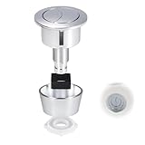 Bamyli Universal-WC-Spültaste, Ersatz-Druckknopf-Set für Spülkästen mit 40 mm, 50 mm, 60 mm