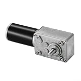 Getriebemotor mit hohem Drehmoment, DC 12 V 24 V, kraftvolle Drehzahlreduzierung Turbinenschnecke (12 V, 40 U/min)