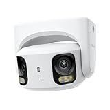 Reolink 8MP Dual-Lens überwachungskamera aussen mit 180° Sichtwinkel, Outdoor IP-Kamera, Person/Fahrzeug/Tier-Erkennung, Farb-Nachtsicht