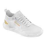 Kempa Kourtfly Jr Handball-Schuhe, weiß/Gold, 37 EU