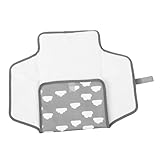 HAPINARY Windelunterlage wechseln babymatte matte -Spielmatte babyspielmatte splielmatte Bezug für Wickelauflagen für Kleinkinder waschbarer Wickelunterlagenbezug peva
