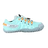 HI-TEC – Barfußschuhe Kinder Abyss Junior | Barfuss Schuhe Kinder Bergsteigen, Wandern | Respektvolle, Bequeme, Minimalistische Schuhe | Leicht, Atmungsaktiv und Flexibel | Acqua, 33