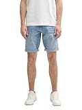 TOM TAILOR Herren 1044973 Bermuda Jeans Shorts, 10142 - Light Stone Blue Denim, 36 EU