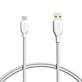 Amazon Basics - Schnellladekabel, USB-C auf USB-A-2.0, 480 MBit/s, USB-IF-zertifiziert, für Apple iPhone 15, iPad, Samsung Galaxy, Tablets, Laptops, 0.9 m, weiß