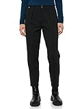 Street One Damen A375774 Stoffhose High Waist, Black, W46/L28