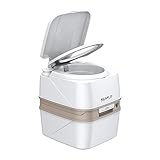 Seaflo LIGHTEU 18L 4,75 Gallonen Multifunktionale tragbare Injektionstoilette für Wohnmobile, Camping, Outdoor, Wohnwagen