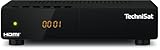 TechniSat HD-S 210 – Kompakter HD Satellitenreceiver (DVB-S/S2, HDMI, USB Mediaplayer, vorinstallierte Sender, Sleeptimer, Fernbedienung) Schwarz