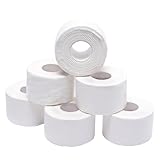 YAMLUO 6 Rollen Sporttape Weiß Tape Sport 3.8cm x 10m Sport Tapeverband Fingertape Sport Tape Reißbares Unelastisches Sporttape für Handball Fußball Volleyball alle Sportarten