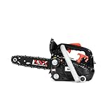 NAX POWER PRODUCTS Benzin Kettensäge 100C, 25.4 cm3 2-Takt Motorkettensäge, 0.75 kW Benzinkettensäge, Motorsäge Führungsschiene 10'-25cm, Anti-Rückschlag-System, Briggs & Stratton Motor