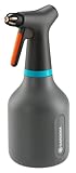 Gardena Pumpsprüher 0,75 l: Pumpsprüher mit 360°-Funktion, Messingdüse von Vollstrahl bis Sprühnebel verstellbar, große Füllöffnung, lichtdurchlässiges Design (11110-20)