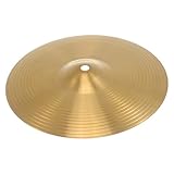 ULTECHNOVO Messing Becken Schlaginstrument Crash Ride Hi hat Becken für Anfänger und Spieler Jazz Schlagzeug Percussion Instrument