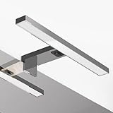 DEELUX LED Spiegelleuchte mit Schalter,30CM 500LM 5W Spiegelleuchte Bad 4000K Neutralweiß Badezimmerlampe 230V,Badleuchte 230v Spiegel Lampe Bad IP44 Wasserdicht
