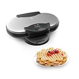 Tefal Doppel-Herzwaffeleisen WM311D, Stufenloser Temperaturregler für Bräunung nach Wunsch, Antihaftbeschichtete Platten, Teigauffang-Vorrichtung, 1200W,‎ 37 x 11.4 x 28.5 cm