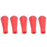 Demeras Gummi-Pfeilspitzen, 6 mm Pfeilspitzen, Bogenschießen, einfache Installation zum Schießen(rot)