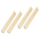 Alasum 4 Stück Minotaurus-Basis Domino-Halter-Racks tragbares Mahjong-Rack Gestell Buchstaben Puzzle buchstabenpuzzle Spielzeug deko dominoständer selber Machen Halter anzeigen hölzern