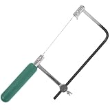 Anneome Multifunktionale Metallsäge und Handsäge für Schmuck Tragbares U Förmiges Schneidewerkzeug mit Feinem Sägeblatt für Modellbau und Holzverarbeitung