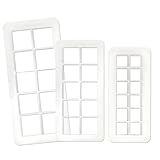Ausstechformen Quadratische Keksausstecher Cookie Cutter Kunststoff Ausstecher Ausstechformen Geometrische Formen für Fondant