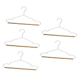 CRILSTYLEO 5St Kleiderbügel Deckenständer Hemdenbügel windfester Aufhänger Hausbedarf Kleiderständer aufhänger für jacken gewand Kostüm Aufhänger Wäscheständer für zu Hause Schmiedeeisen Weiß