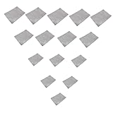 GALPADA 25 Stück Teiliges Aluminiumfolie U förmig Reißfest Praktische Verpackungstaschen Korrosionsbeständig für Lebensmittelaufbewahrung und Proben Vielseitig für Trockenfrüchte Tee