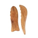HOUDERCO 2st Gua-sha-brett Auslösen Pediküre-set Punkt Gehaltenen Schild Massage-handwerkzeug Fußschaber Schrubben Körperwäscher Massagegerät Spa Mini Gesicht Hölzern
