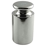 AIDIRui Kalibriergewicht für Digitalwaage, Kohlenstoffstahl, verchromt, 1000 g (1 kg Gewicht)