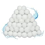 Filterbälle für Pool, Filterelemente für Pool, wiederverwendbare Polykugeln, Verbesserung der Wasserpumpe zur Teichreinigung