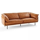 Oviala Ledersofa, 3-Sitzer, Camel