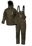 DAM Xtherm Winter Suit, 2-teiliger Deluxe-Thermoanzug und Kälteschutz in den Größen M-3XL, wasserdicht (8000mm Wassersäule), 100% Polyester (Größe L)