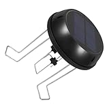 BESPORTBLE Wasserrührer Aquarium-Statue Solar-Pool-Dekoration Miniaturdekoration Brunnenpumpe Dekoration Außendekoration Wasserwellendekoration Badewanne Dekoration Künstliche Tiere Abs Black