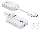 Wireless HDMI Transmitter and Receiver 165FT/50M, HDMI Wireless Extender kit 1080P@60Hz Plug & Play, hdmi funkübertragung für Streaming Video Audio File von, Laptop, PC zu HDTV, Projektor