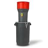 EBERTH Elektrische Getreidemühle mit 25L Eimer, 1000 Watt Elektromotor, 6L Einfülltrichter, 300 kg/h, Schrotmühle mit Edelstahlklinge, fünf Siebe inkl., Zerkleinerer für Getreide, Futterherstellung