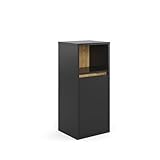 Vicco Midischrank Viola, Anthrazit/Eiche, 37.8 x 80 cm