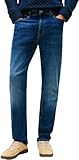 Tommy Jeans Herren Straight, Denim (Denim Dark), 33 W/34 L