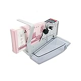 Geldzähler V40 Bill Money Counter Machine Mini Portable Handy Counter Machine Geld Geldzählungsmaschinen Banknote Counting Schnell und einfach zu bedienen(White-V40)