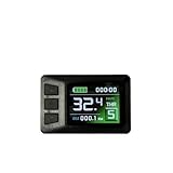 HUAYONGSS Fahrradcomputer Elektrisches Fahrrad-Display 24V36V48V72V LCD3 LCD4 LCD5 LCD7U LCD7C LCD8H LCD8S LED880 LED900S for Ebike-Umrüstsatz(LCD7C-SM)
