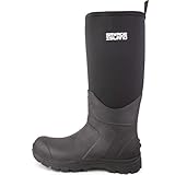 Savage Island Allwetter-Gummistiefel mit Neoprenfutter, wasserdichte Gummistiefel, Schwarz , 44 EU