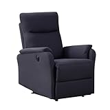 Z-hom Relaxsessel Fernsehsessel Elektrisch Verstellbar Massagesessel, Ergonomische Sessel zum Fernsehen, Arbeiten und Schlafen (Roland Grau)