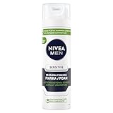 NIVEA MEN Sensitive Beruhigender Rasierschaum für Männer 200 ml
