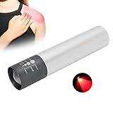 Infrarotlampe, Tragbare LED-Rotlichttherapielampe, Rotlichttherapiegerät Maschine Zur Wohltuende Wärme, Schmerzlinderung, Muskelentspannung