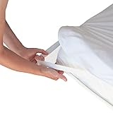 Twillie Matratzenschoner 180 x 200 cm, wasserdicht, mit 4 elastischen Bändern – Öko-Tex®-Zertifiziert – ultradünn, extrem strapazierfähig, ultraweich – Matratzenschoner aus 100% Jersey, atmungsaktiv