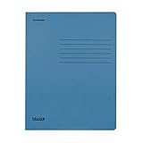 Original Falken 25er Pack Einschlagmappe. Made in Germany. Aus Recycling-Karton mit 3 Innenklappen für DIN A4 blau Juris-Mappe Sammelmappe Dokumentenmappe Aufbewahrungsmappe