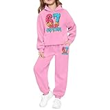 OUMSHBI 67 Meme Jogginganzug Trainingsanzug Kinder 2 Teiliges Outfit Mädchen Junge Hoodie Und Jogginghose Set Sechs Sieben Alphabet Sportanzug Herbst Winter Tracksuit Bekleidungssets Kinder
