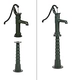 Ribelli Schwengelpumpe Gartenpumpe Handschwengelpumpe Wasserpumpe Handpumpe + Ständer