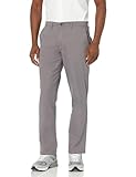 Amazon Essentials Herren Lässige Stretch-Chinohose mit sportlicher Passform (in Übergrößen erhältlich), Kohlegrau, 38W / 32L